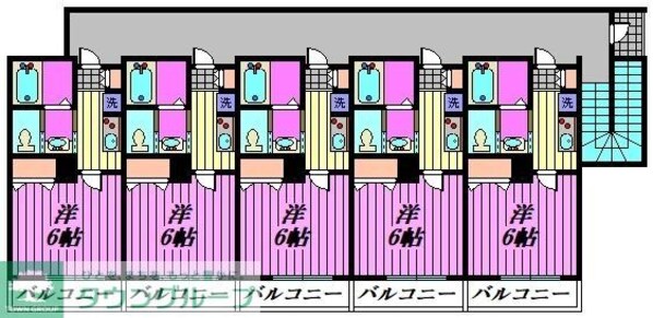 Mark Duo狭山IVの物件間取画像